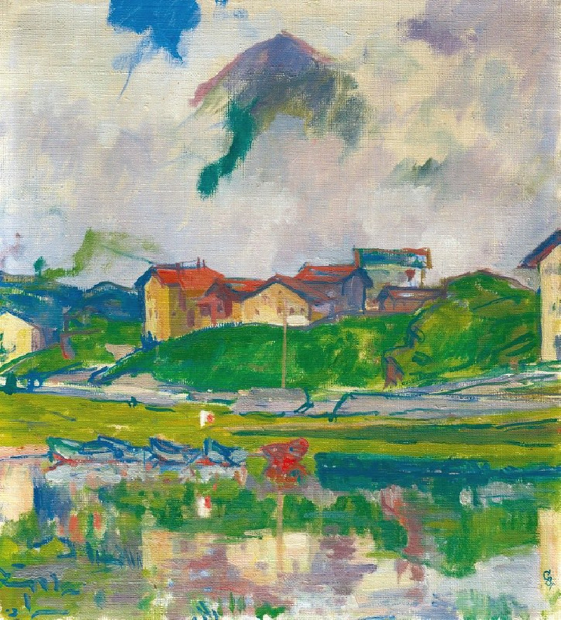 Maloja (1925) reproduction of painting by Giovanni Giacometti. ALL GICLEE PRINTS