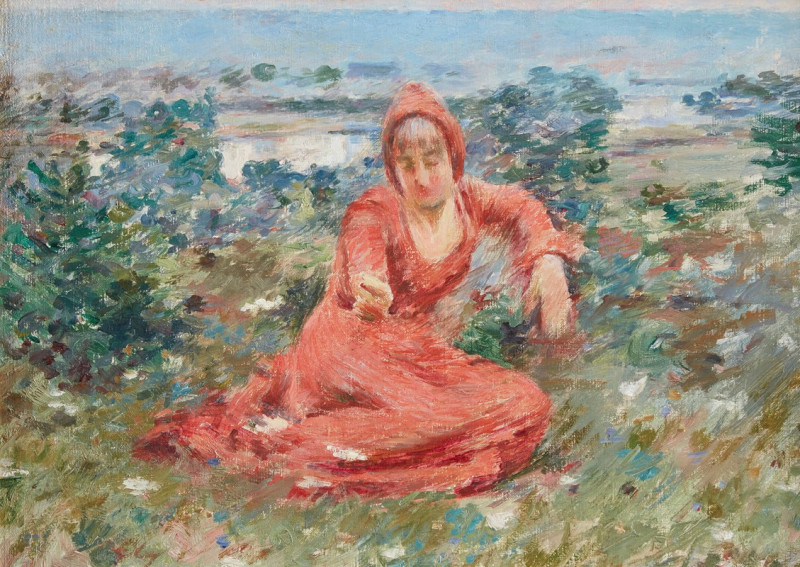 Moyen-Age (circa 1893) reproduction of painting by Theodore Robinson. ALL GICLEE PRINTS