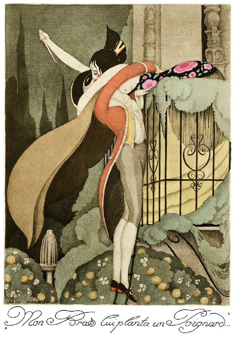 Gerda Wegener reprodukcija Sur talons rouges pl 12 (1929), VISOS REPRODUKCIJOS , paveikslai, reprodukcijos internetu