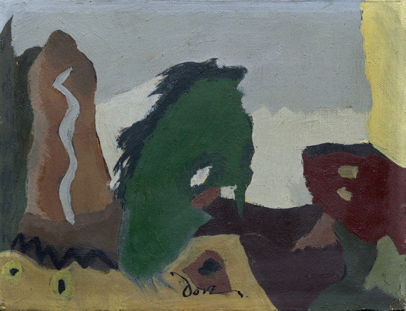 Foot of Lake (1938) reproduction of painting by Arthur Dove. ALL GICLEE PRINTS