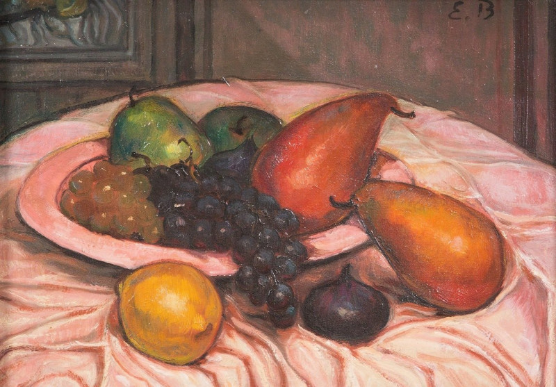 Nature morte aux fruits (circa 1920) reproduction of painting by Emile Bernard. ALL GICLEE PRINTS