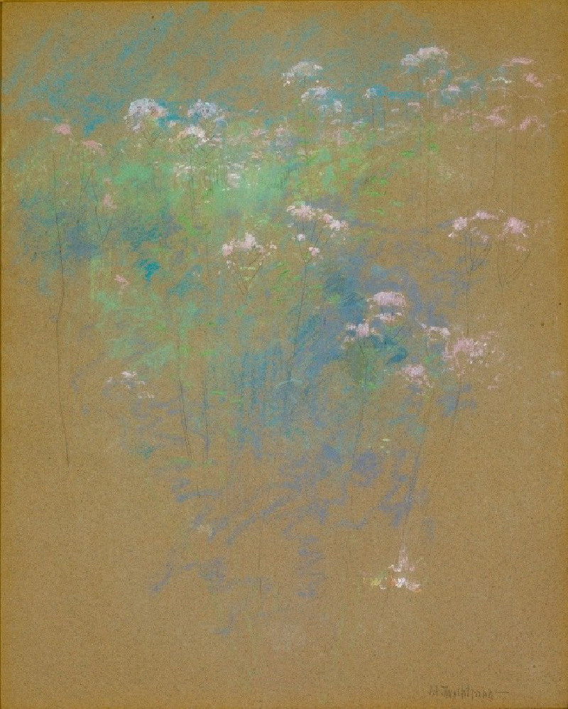 Flowers (ca. 1900) reproduction of painting by John Henry Twachtman. ALL GICLEE PRINTS