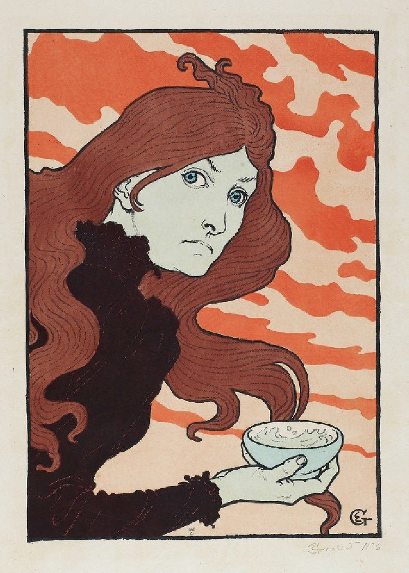 Vitrioleuse (The Acid Thrower) (1894) reproduction of painting by Eugène Grasset. ALL GICLEE PRINTS