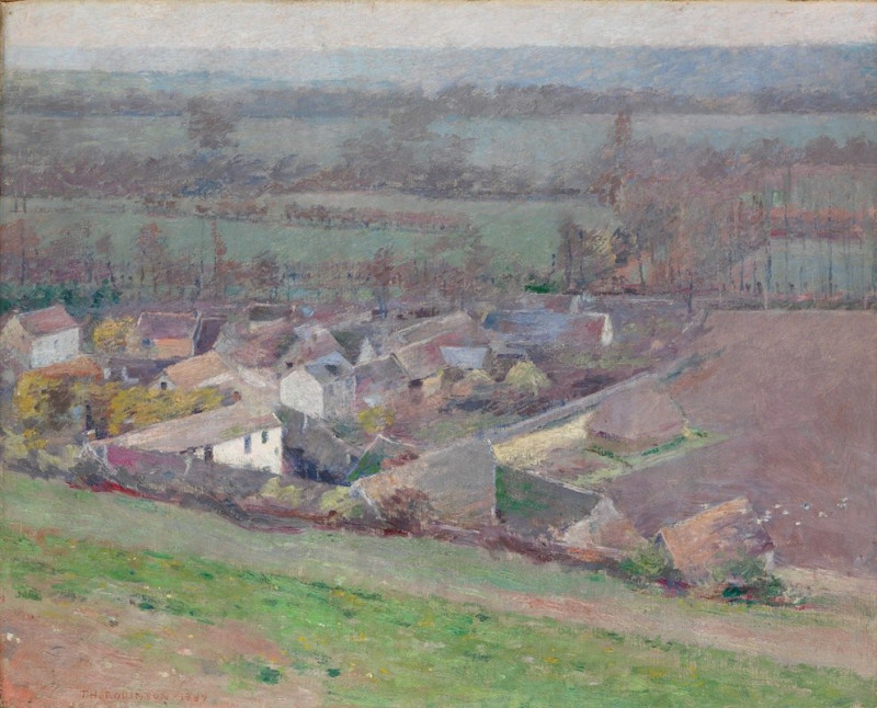 A Bird’s-Eye View (1889) reproduction of painting by Theodore Robinson. ALL GICLEE PRINTS