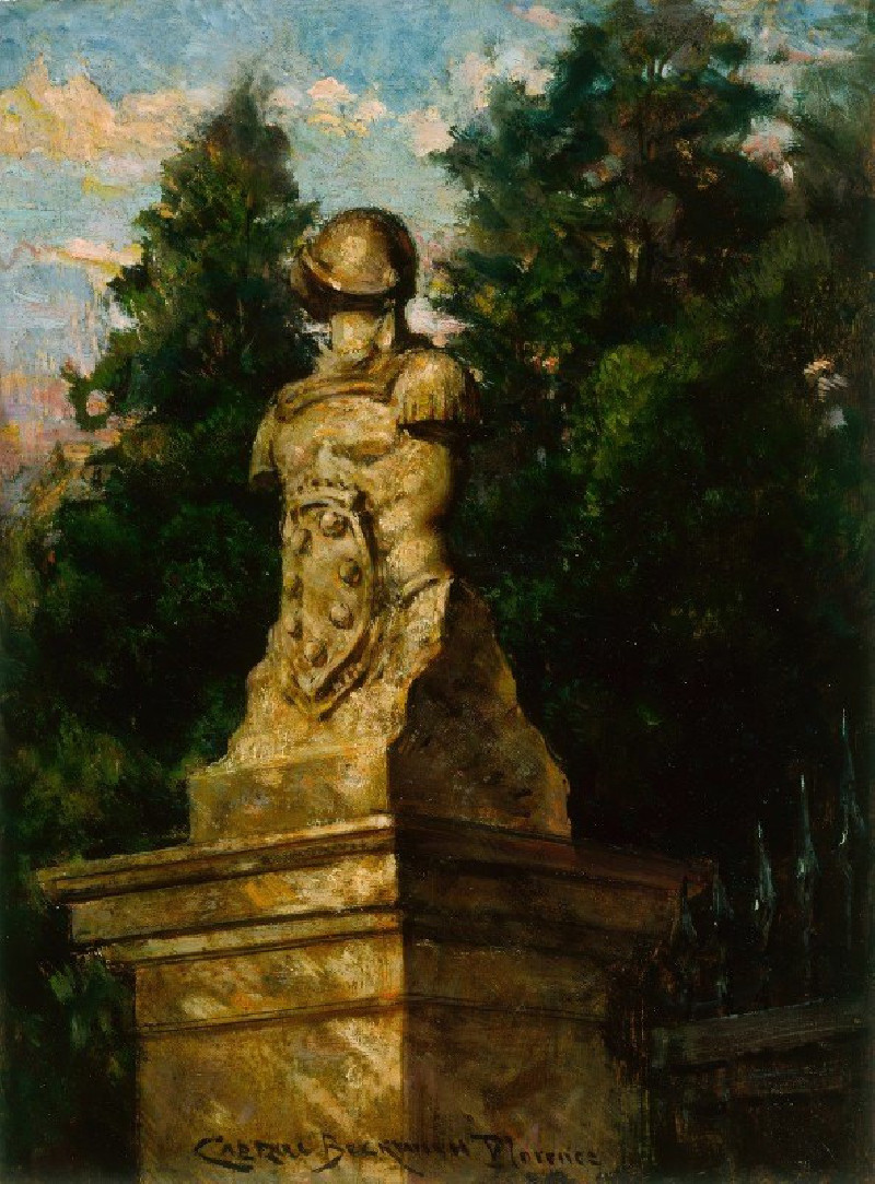 Modigliani Gate Post (1910) reproduction of painting by James Carroll Beckwith. ALL GICLEE PRINTS