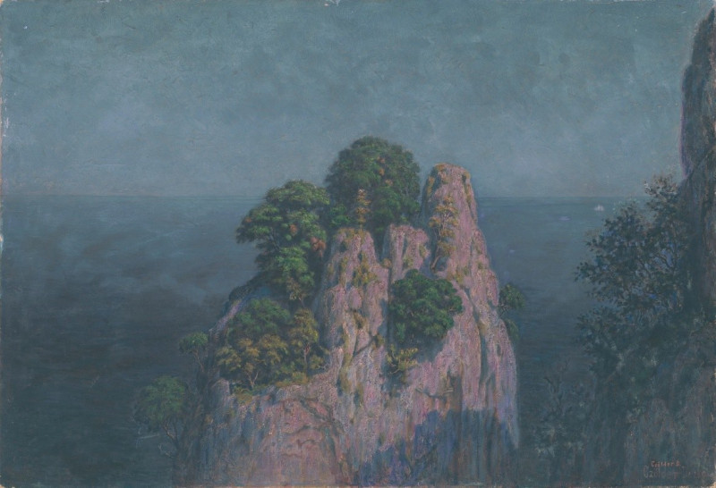 Dezider Czölder reprodukcija Seascape with Rocks (1901–1925), VISOS REPRODUKCIJOS , paveikslai, reprodukcijos internetu