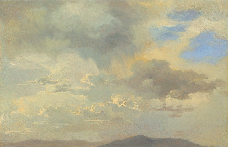 Wolkenstudie (1840) reproduction of painting by Adalbert Stifter. ALL GICLEE PRINTS