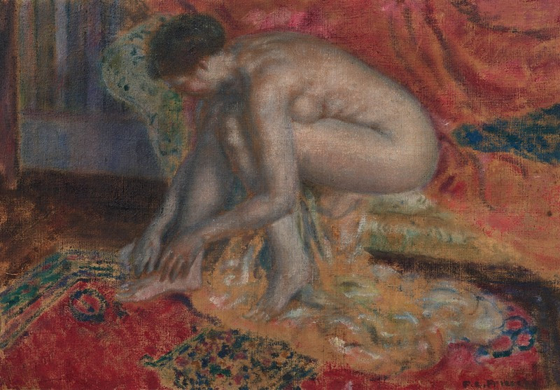 After the Bath (circa 1925) reproduction of painting by Frederick Carl Frieseke. ALL GICLEE PRINTS