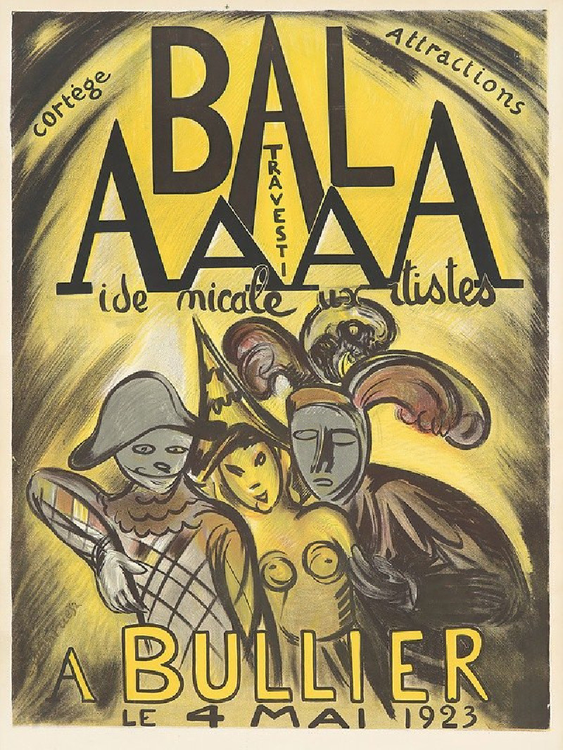 Emile Othon Friesz reprodukcija Bal AAAA (1923), VISOS REPRODUKCIJOS , paveikslai, reprodukcijos internetu