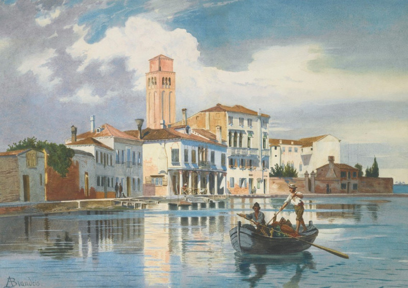 Murano reproduction of painting by Antonietta Brandeis. ALL GICLEE PRINTS