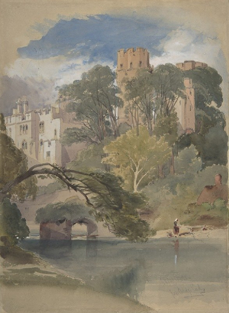 William Callow reprodukcija Caesar’s Tower, Warwick Castle (ca. 1850), VISOS REPRODUKCIJOS , paveikslai, reprodukcijos internetu