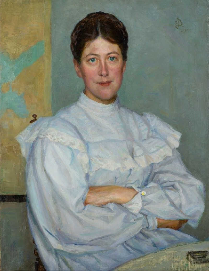 Richard Bergh reprodukcija Portrait of Gerda Bergh, The Artist’s Second Wife (1900), VISOS REPRODUKCIJOS , paveikslai, reprod...