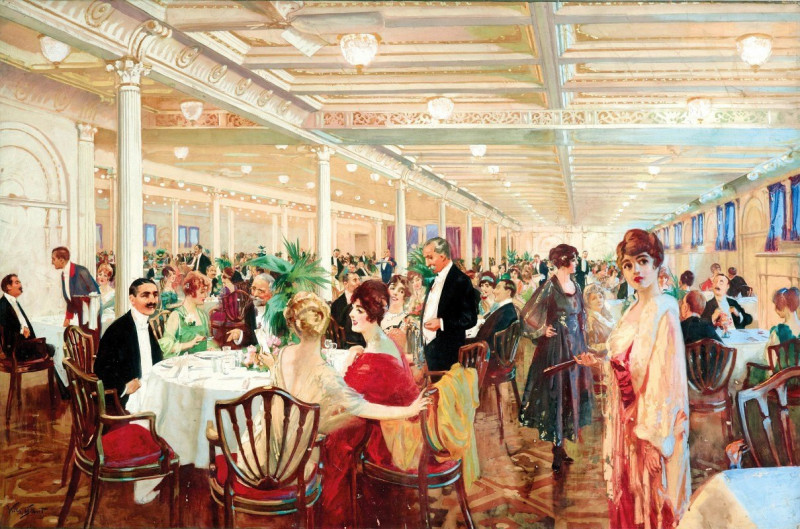 A Soirée reproduction of painting by Victor Gabriel Gilbert. ALL GICLEE PRINTS