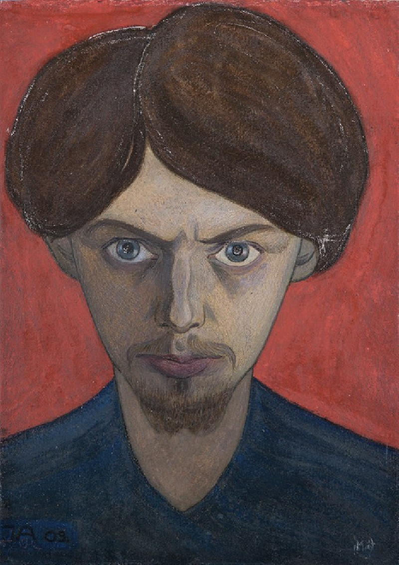 Self Portrait (1902) reproduction of painting by Ivar Arosenius. ALL GICLEE PRINTS