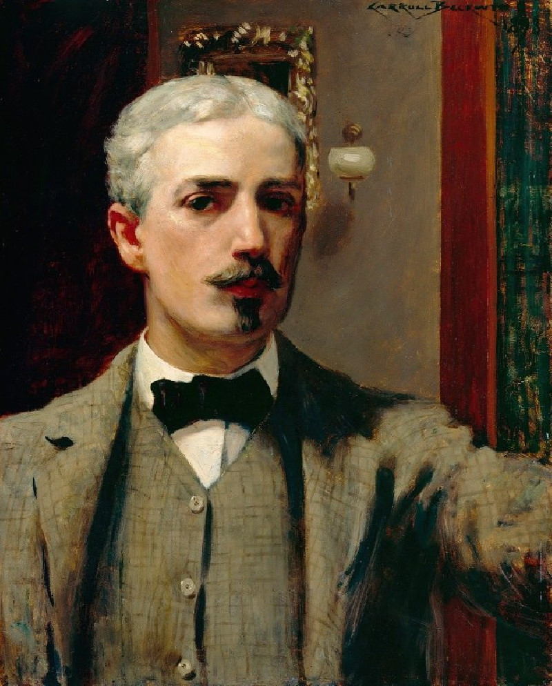 James Carroll Beckwith reprodukcija Self Portrait (1898), VISOS REPRODUKCIJOS , paveikslai, reprodukcijos internetu