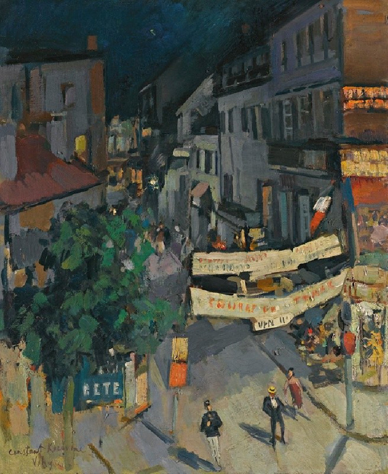 Vichy At Night reproduction of painting by Konstantin Alexeevich Korovin. ALL GICLEE PRINTS