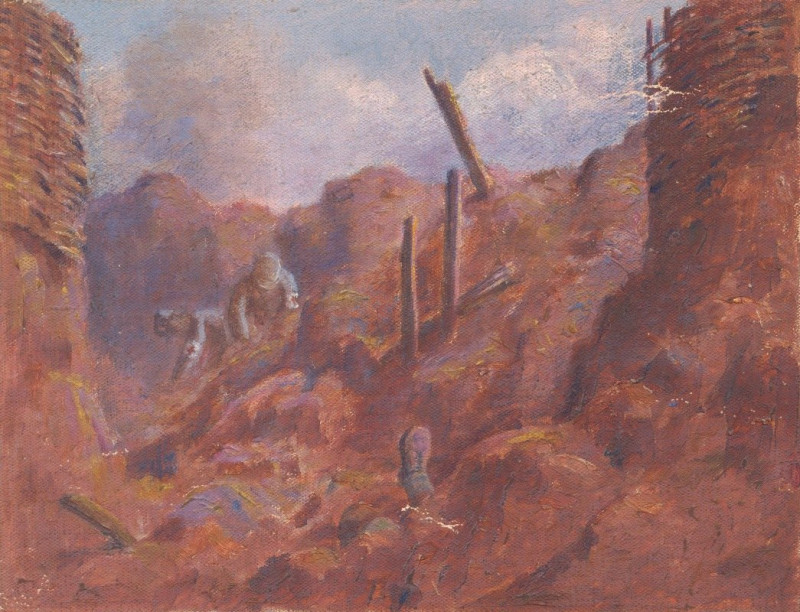 From Italian Front III. (1914–1918) reproduction of painting by Dezider Czölder. ALL GICLEE PRINTS