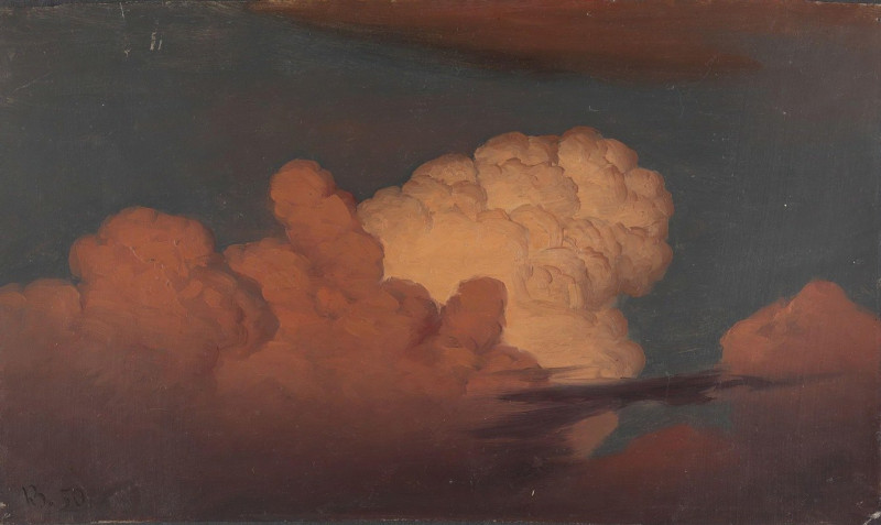 Cloud Study (1850) reproduction of painting by Knud Baade. ALL GICLEE PRINTS