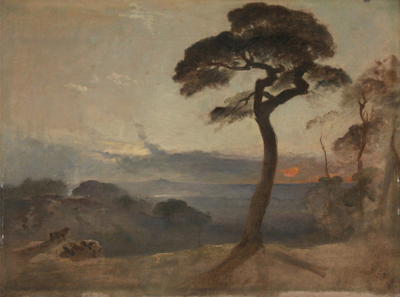 Francis Danby reprodukcija Hampstead Heath, Sunset (ca. 1845), VISOS REPRODUKCIJOS , paveikslai, reprodukcijos internetu