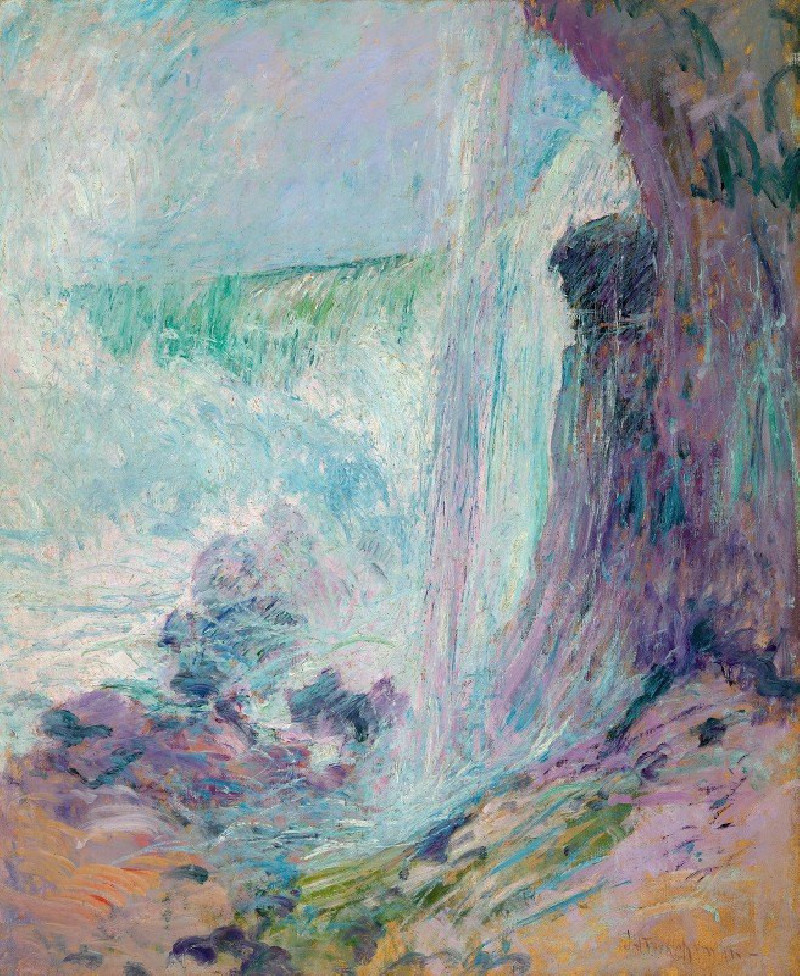 Niagara Falls (ca. 1894) reproduction of painting by John Henry Twachtman. ALL GICLEE PRINTS