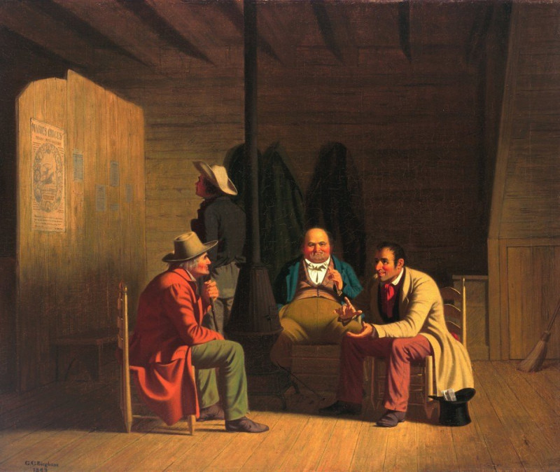 Country Politician reproduction of painting by George Caleb Bingham. ALL GICLEE PRINTS