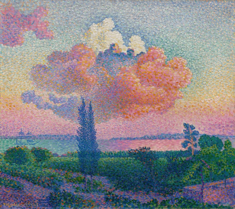 Henri-Edmond Cross reprodukcija The Rose Cloud (c. 1896), VISOS REPRODUKCIJOS , paveikslai, reprodukcijos internetu