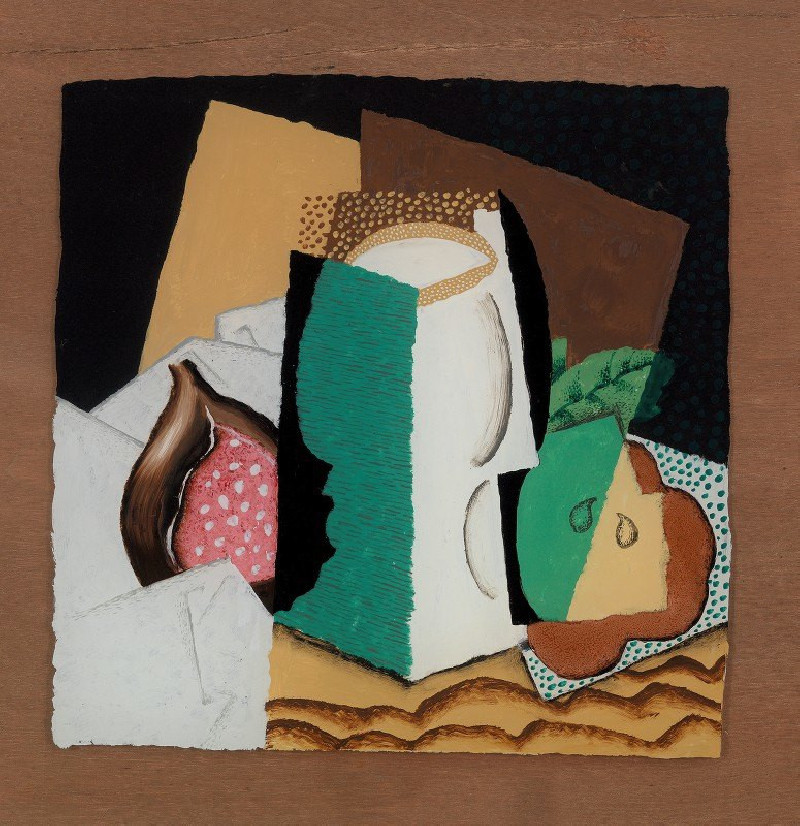 Louis Marcoussis reprodukcija Glass and Fruit (Verre et fruits) (1921), VISOS REPRODUKCIJOS , paveikslai, reprodukcijos inter...