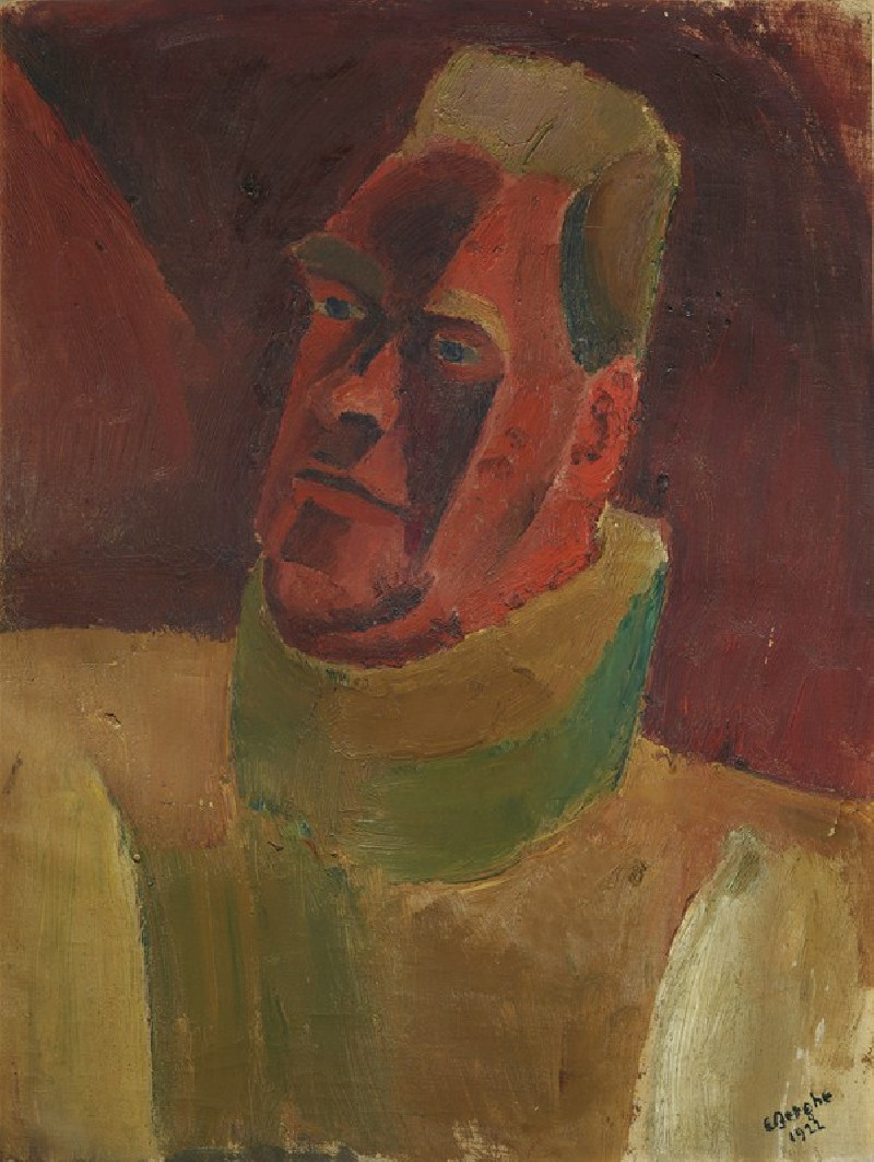 Portret van Constant Permeke (from 1922 until 1924) reproduction of painting by Frits van den Berghe. ALL GICLEE PRINTS