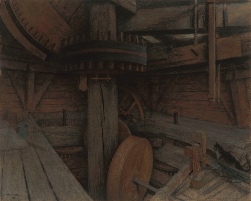 Interior of a Mill reproduction of painting by Charles Mertens. ALL GICLEE PRINTS