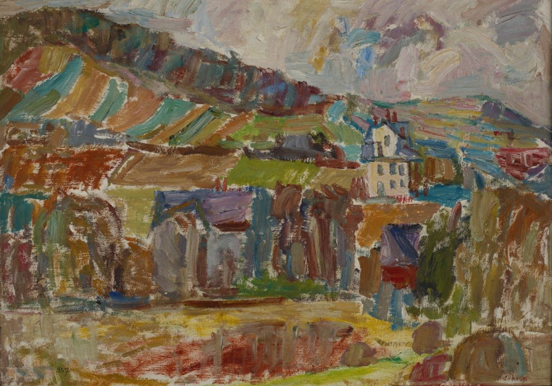 Sasza Blonder reprodukcija Mountain Village (1937), VISOS REPRODUKCIJOS , paveikslai, reprodukcijos internetu