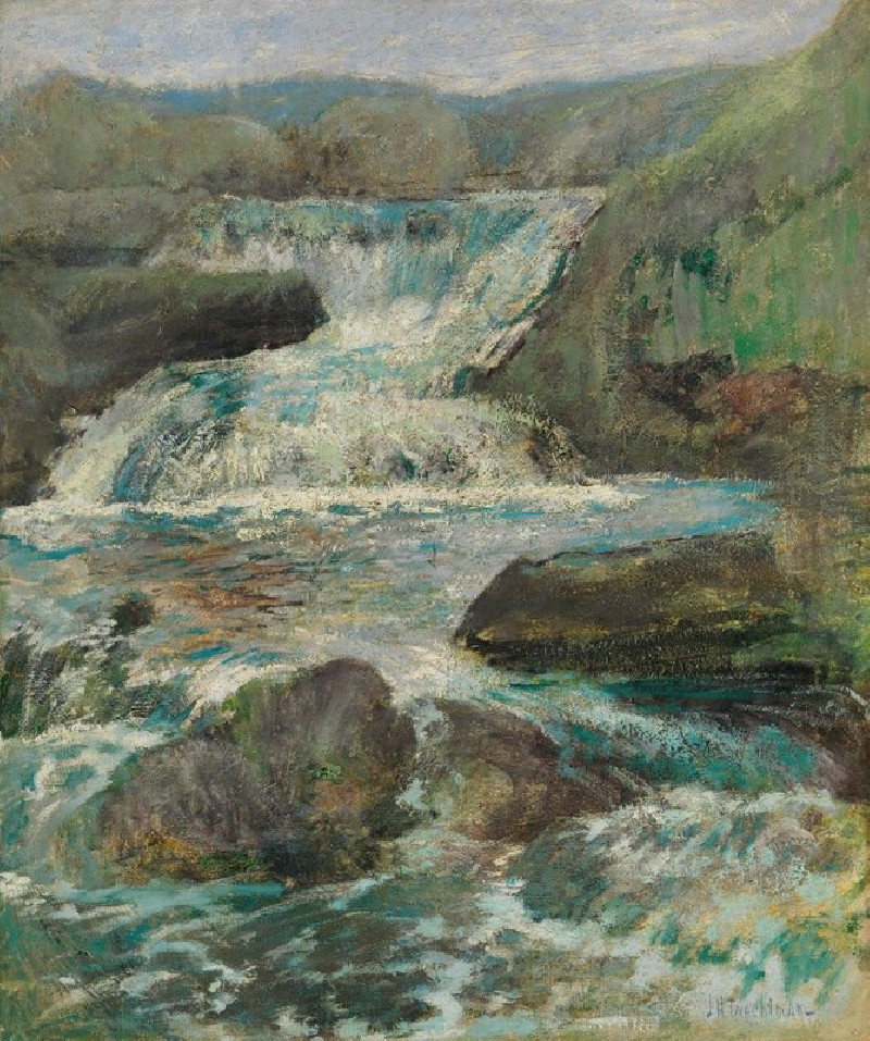 John Henry Twachtman reprodukcija Horseneck Falls (ca. 1889–1900), VISOS REPRODUKCIJOS , paveikslai, reprodukcijos internetu