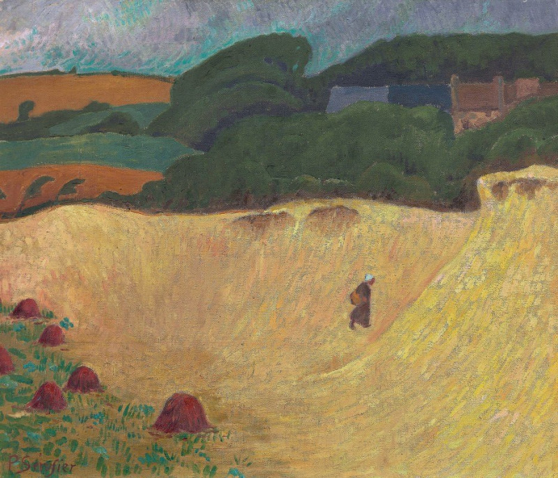 The Beach of Les Grands Sables at Le Pouldu (1890) reproduction of painting by Paul Sérusier. ALL GICLEE PRINTS