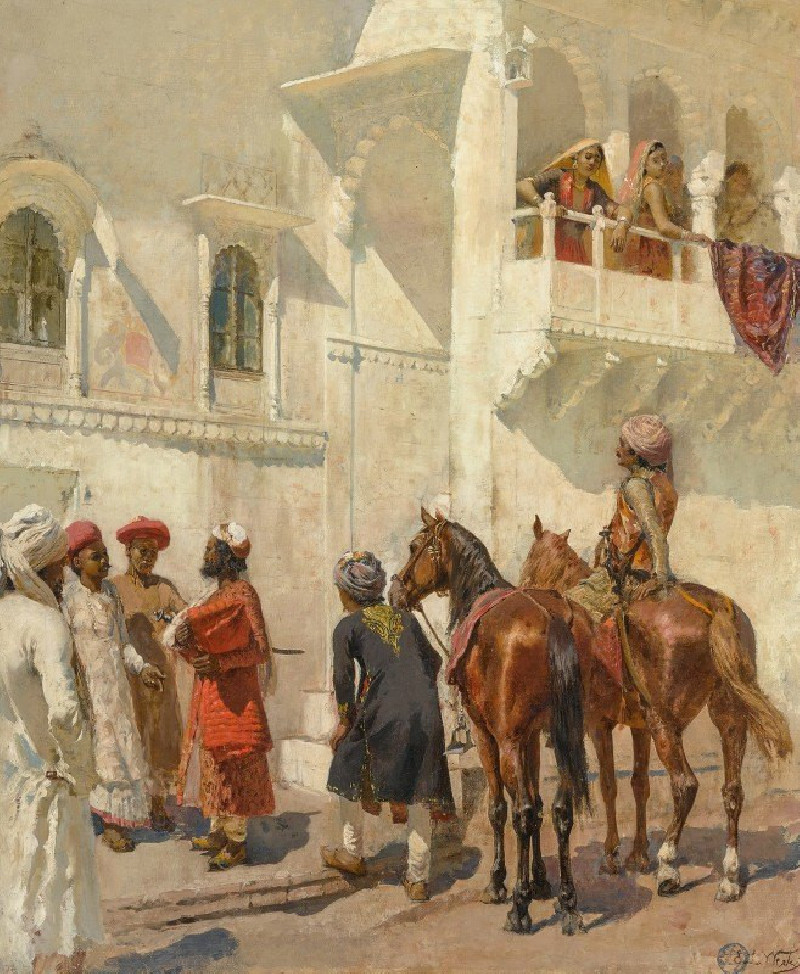 Before The Hunt reproduction of painting by Edwin Lord Weeks. ALL GICLEE PRINTS