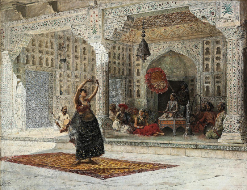 Edwin Lord Weeks reprodukcija The Nautch, VISOS REPRODUKCIJOS , paveikslai, reprodukcijos internetu