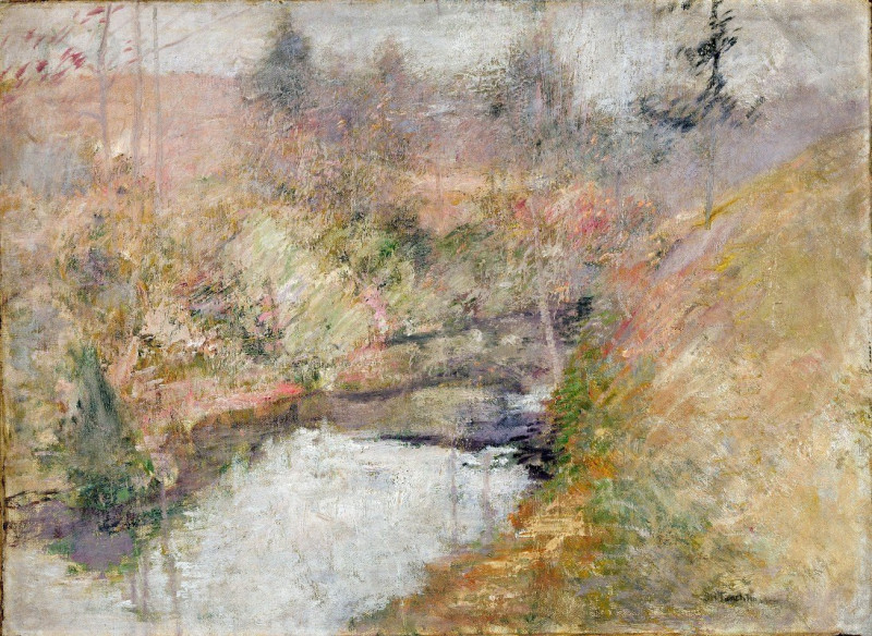 Hemlock Pool (ca. 1890-1900) reproduction of painting by John Henry Twachtman. ALL GICLEE PRINTS