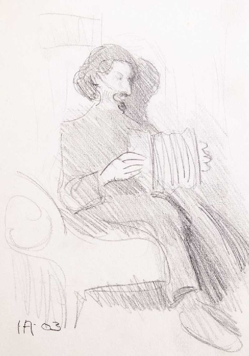 Ole Kruse Playing the Accordion (1903) reproduction of painting by Ivar Arosenius. ALL GICLEE PRINTS