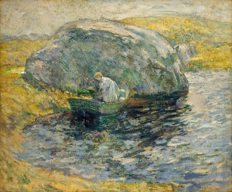 John Henry Twachtman reprodukcija A Summer Day (1900), VISOS REPRODUKCIJOS , paveikslai, reprodukcijos internetu