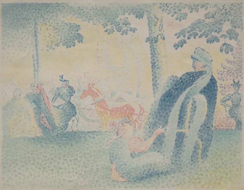 In the Park reproduction of painting by Henri-Edmond Cross. ALL GICLEE PRINTS