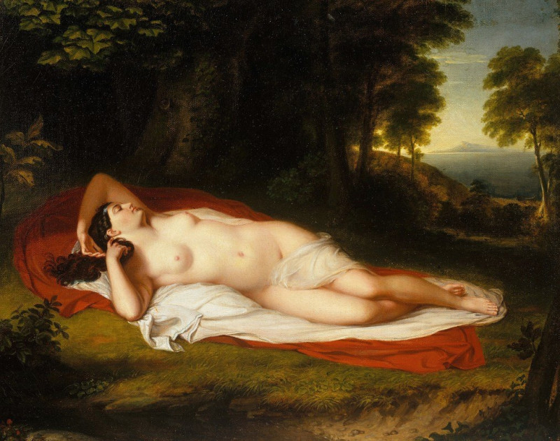 Ariadne (Ca. 1831–35) reproduction of painting by Asher Brown Durand. ALL GICLEE PRINTS