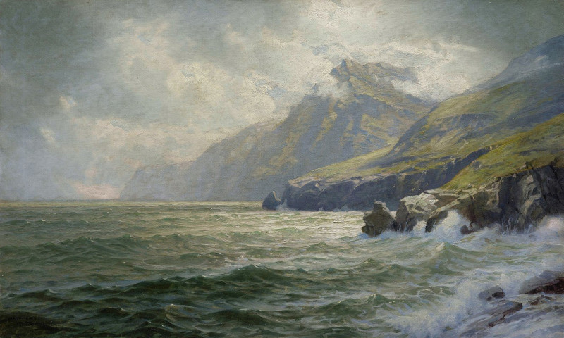 Donegal Bay (1902) reproduction of painting by William Trost Richards. ALL GICLEE PRINTS