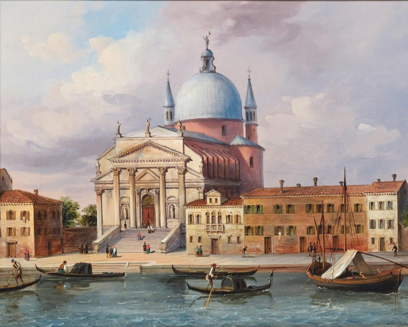 Carlo Grubacs reprodukcija Venice, the Chiesa del Santissimo Redentore, VISOS REPRODUKCIJOS , paveikslai, reprodukcijos inter...