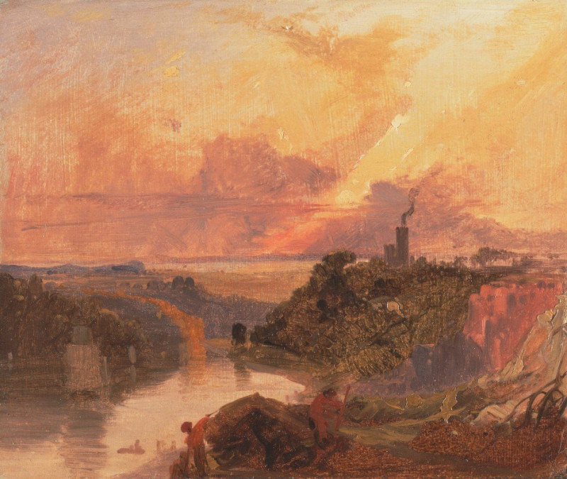 The Avon Gorge at Sunset (ca. 1850) reproduction of painting by Francis Danby. ALL GICLEE PRINTS