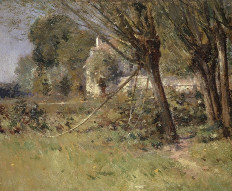 Willows reproduction of painting by Theodore Robinson. ALL GICLEE PRINTS