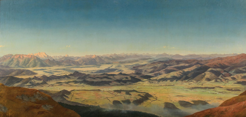 A Vast Panorama of the Koralpe reproduction of painting by Markus Pernhart. ALL GICLEE PRINTS