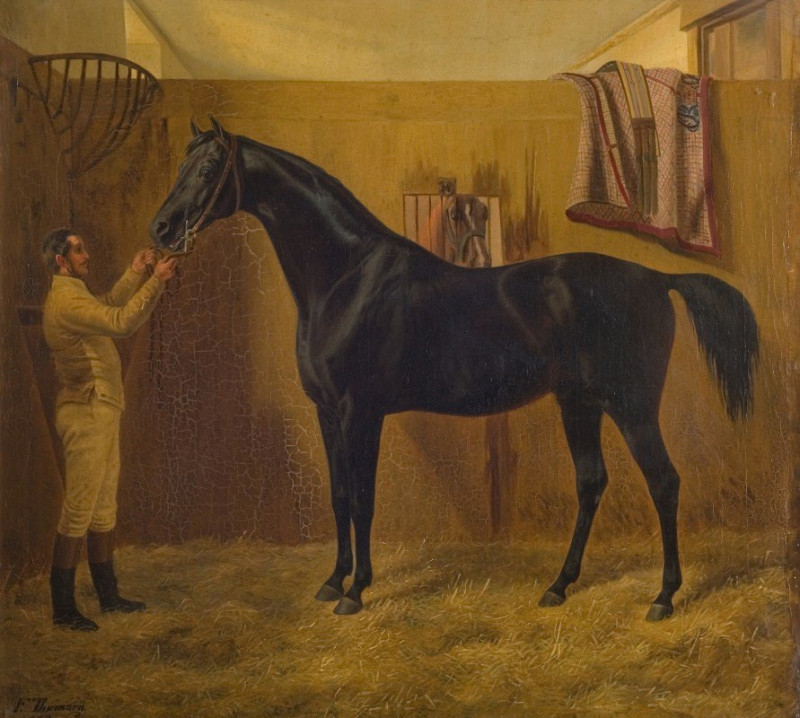 Black Comet (1848 - 1849) reproduction of painting by Fritz Thomsen. ALL GICLEE PRINTS