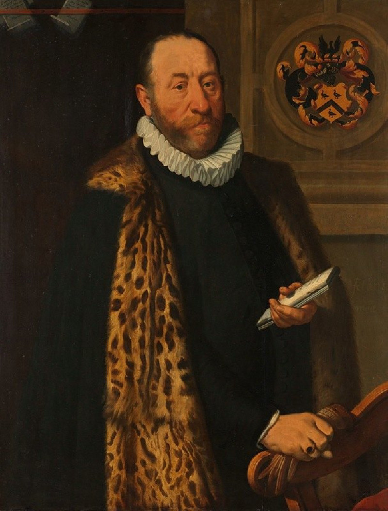 Pieter Pietersz. reprodukcija Portrait of Mattheus Augustijnsz Steyn, Councilor in the College of the Admiralty of the Northe...