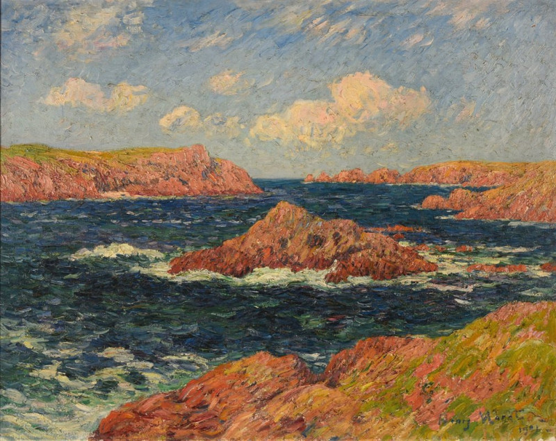 Henry Moret reprodukcija L’Ile de Kerellec (Ouessant) (1901), VISOS REPRODUKCIJOS , paveikslai, reprodukcijos internetu