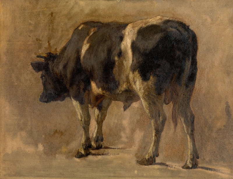 Bull reproduction of painting by Andre Plumot. ALL GICLEE PRINTS