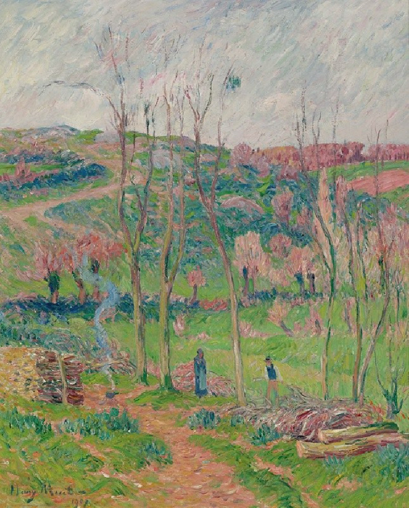 L’hiver En Bretagne (1907) reproduction of painting by Henry Moret. ALL GICLEE PRINTS