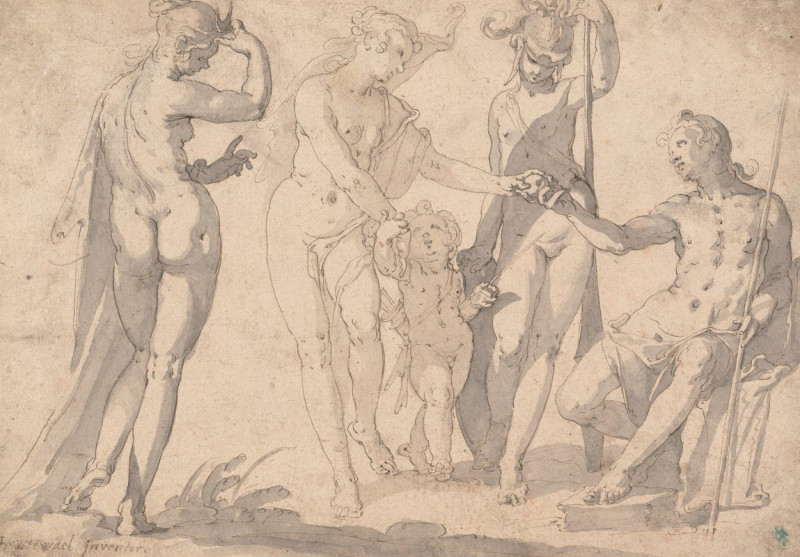 Joachim Wtewael reprodukcija The Judgment of Paris (c. 1615), VISOS REPRODUKCIJOS , paveikslai, reprodukcijos internetu